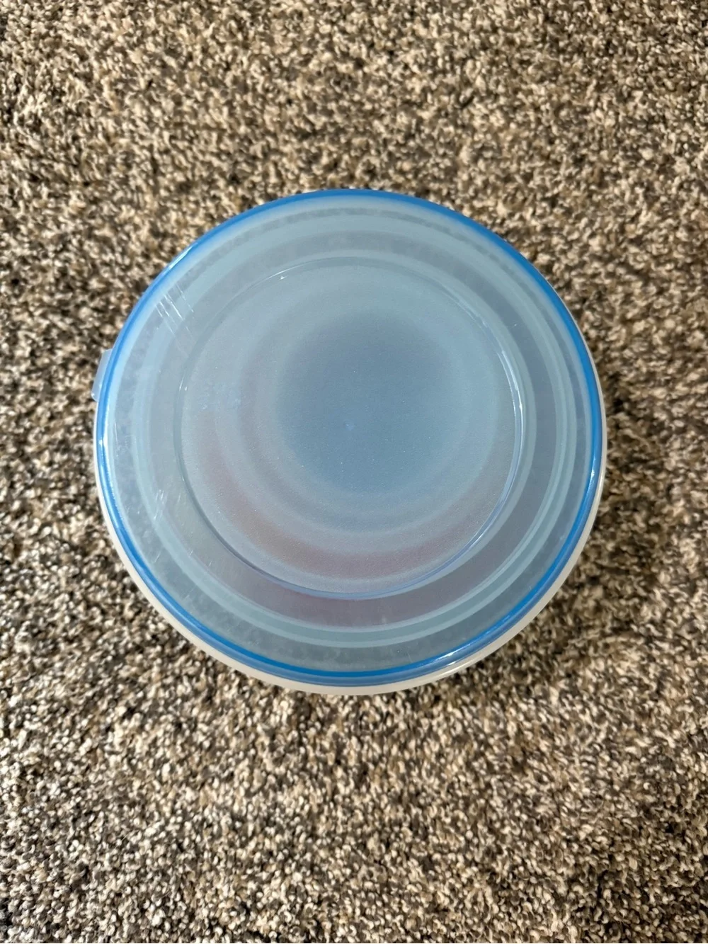 5 piece multi-colored nesting bowls with lids